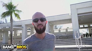 Bangbros - Mia Martinez pounds a fan named gunner. boy, this could be you!