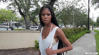 Wonderful ebony teen seductress hot adult video