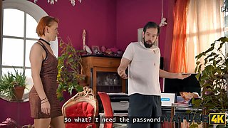 Mature4k. red haired haven't had porn for a while and controlled to seduce her neighbour