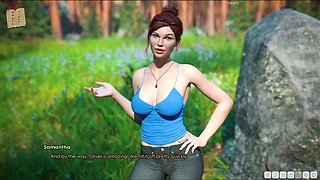 Steamy 3D erotic tales featuring a hot brunette with a big ass