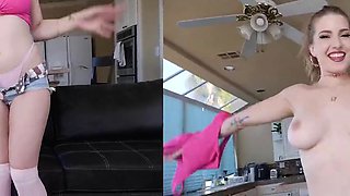 Gorgeous Latina Secretary Hops On Her Older Bosss Cock
