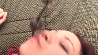 Attractive Redhead German Doll Enjoys Dick in Her Ass