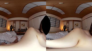 Gorgeous asian coquette impassioned VR porn video