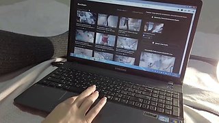 Russian Solo Female Masturbates to Orgasm on Webcam