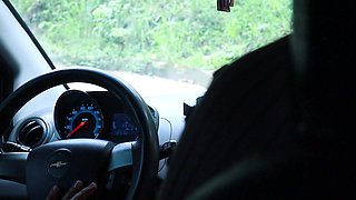 The Hottest Girl of All Time. Sexy Colombian Babe Fucking in the Car.