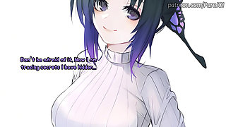 Shinobu Kocho expresses her love with her soft fingers (Anal JOI)