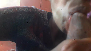 Fucking the housemaid while she is cooking