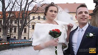 Hunt4k. enthralling czech bride spends first night with wealthy stranger