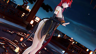 [mmd] 4K Yinyin-bingbing Korean Dance, Lingerie, Erotic Tattoo, Striptease