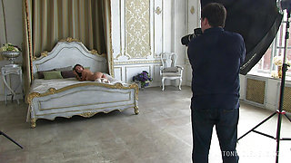 Katya Clover on photo session 'Call Me Clover' by Henry Sharpe (Antonio Clemens), backstage, NUDE-part 2