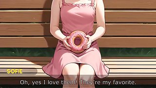 2D Cartoon: Petite Blonde Babe Sucks Off To a Perv Fat Big-dicked Stranger In the Park