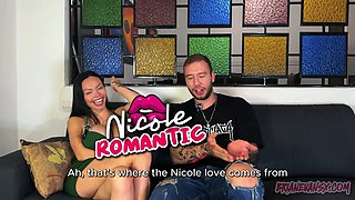 Bimbo Doll Nicol Love Has Hot Coffee with Brian Evansx