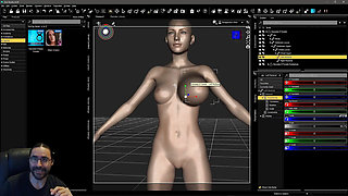 Building the Leticia Scene Body Morphing Part 1 (Daz based)