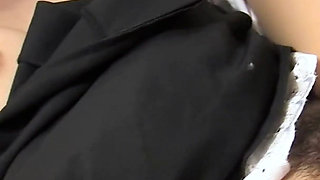 JAV Anal Ganbang for Sexy Japanese Maid with Ass Creampie