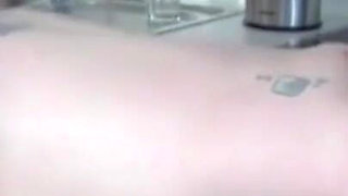 Mature cock and mature pussy fucking licking in the kitchen