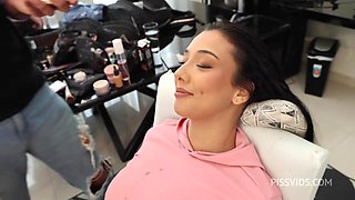 Behind the Scene from The Voluptuous Victoria Beatriz deep throat