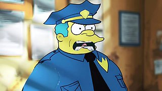 Married housewife has her way with a sheriff while her husband watches in this animated parody