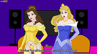 Park After Dark - Ariel and Cinderella Lesbian Sex Animation Collection [18+] Porn Game