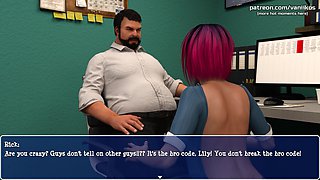 Big Ass Cheating Wife Fucks Boss for a Raise Lily of the Valley 3D Animated Ntr Porn Game Part 28