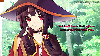 Megumin kindly asks you to charge her magic (Softdom JOI)