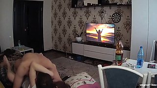 Amateur couple hidden cam