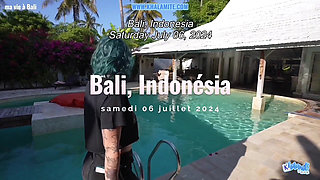 He Fills Me with Joy with His Tongue and Cock for My Birthday - French Vlog in Bali