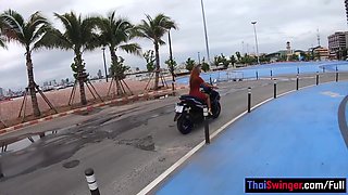 Round Ass Thai Gf Motobike Ride And Hardcore Fuck At Home