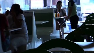 Hot Filipina office girl chased down by horny tourist for