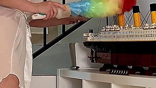 Stepmom’s Naughty Cleaning Day