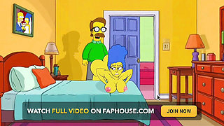 Married Housewife Fucks with Everyone. Compilation Animation.