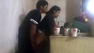 Maid Fucked in the Kitchen (my Wife Almost Found Us Out)
