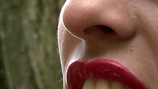 Threesome Wild Outdoor BDSM with Hot Girls and Old Man Cock