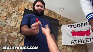 Reality kings - luna luxe and Keisha Grey ditch the captain for Parker Ambrose's nerdy sausage