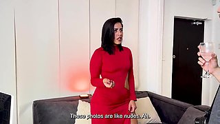 Horny photographer fucks big butt curvy Venezuelan MILF, cums inside her! Kylei Ellish & Brian Evansx