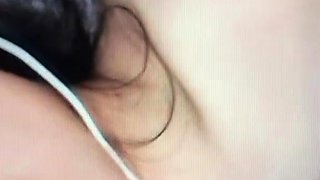 Amateur striptease and Solo masturbation