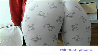 I Masturbated in Pajamas- Doggy in Pajamas- Big Ass- Turkish MILF Porn- Turkish Disclosure- Disclosure