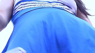 Arielle Lane - Cheerleader Cosplay Pt I 4K