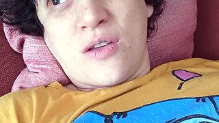 Amateur grabbing big boobs tease