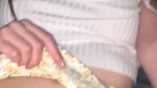 Blond and brunette lesbians licking pussy