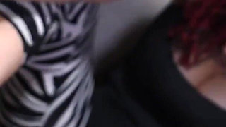 Mature Punk Feet Getting Oiled up, POV