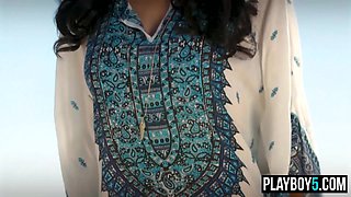 AROUSING spic 18yo girl model with big titted