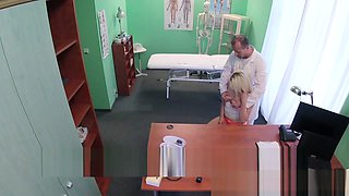 FakeHospital Doctor helps blonde get a wet pussy