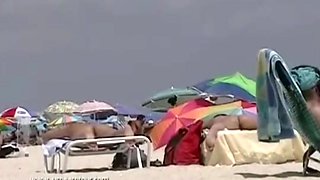 Nude beach hot erotic video