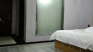 Cute teen captured by hidden cam in massage room