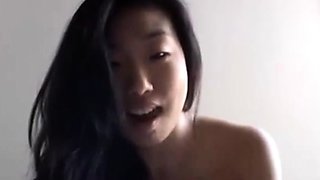 Korean Cam girl fingers ass and pussy