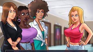 Raunchy cartoon fun with big-boobed characters and wild adventures