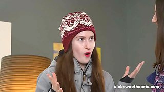 Ready, Set, Snow! Lesbian Foursome for ClubSweethearts
