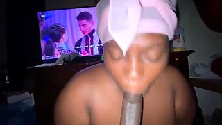 BBC Monster Booty Thot Gets Sloppy Throatpie & Creampie