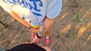 Step Mom Caught Step Son Jerking off and help Him to Cum Quick