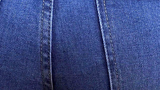 Milf In Tight Blue Jeans Tease Her Big Ass Outdoors